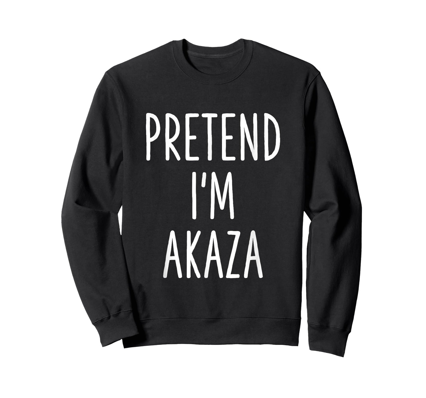 Manga Lovers Lazy Otaku Halloween Costume Pretend I'm Akaza T-Shirt
