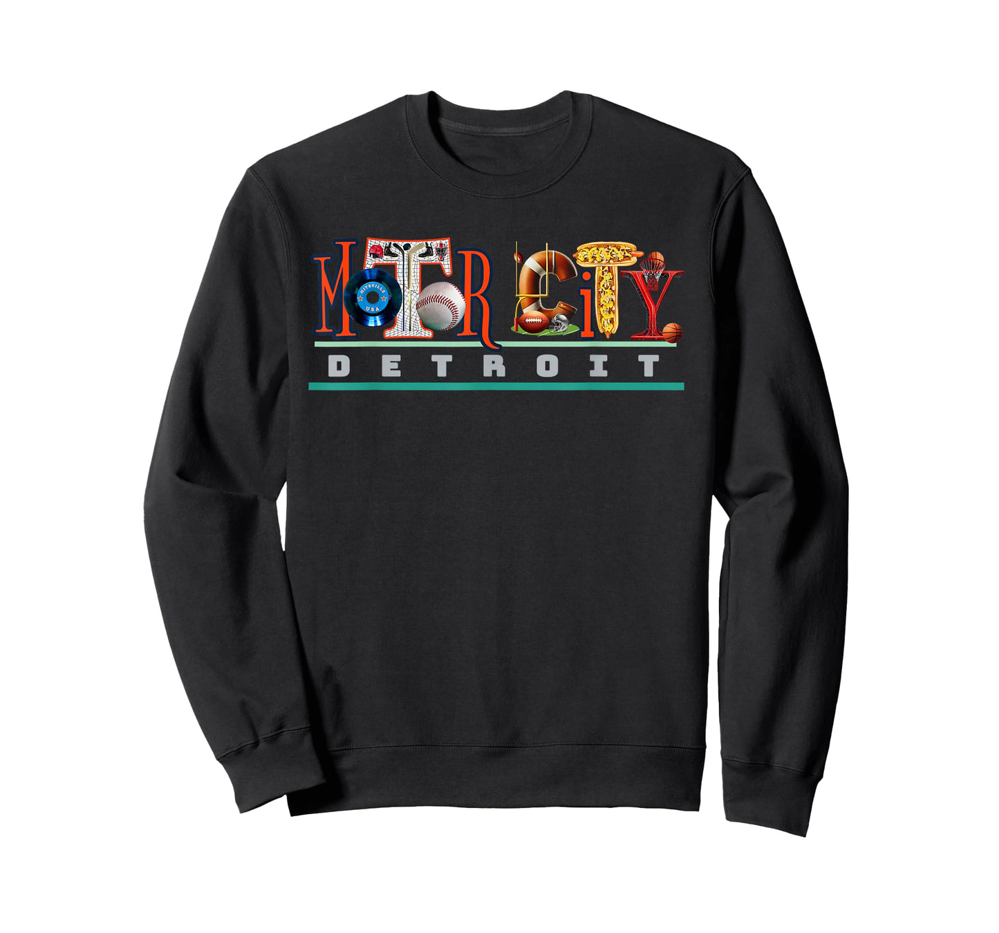 The Motor City Love A Detroit Team Fan T-Shirt