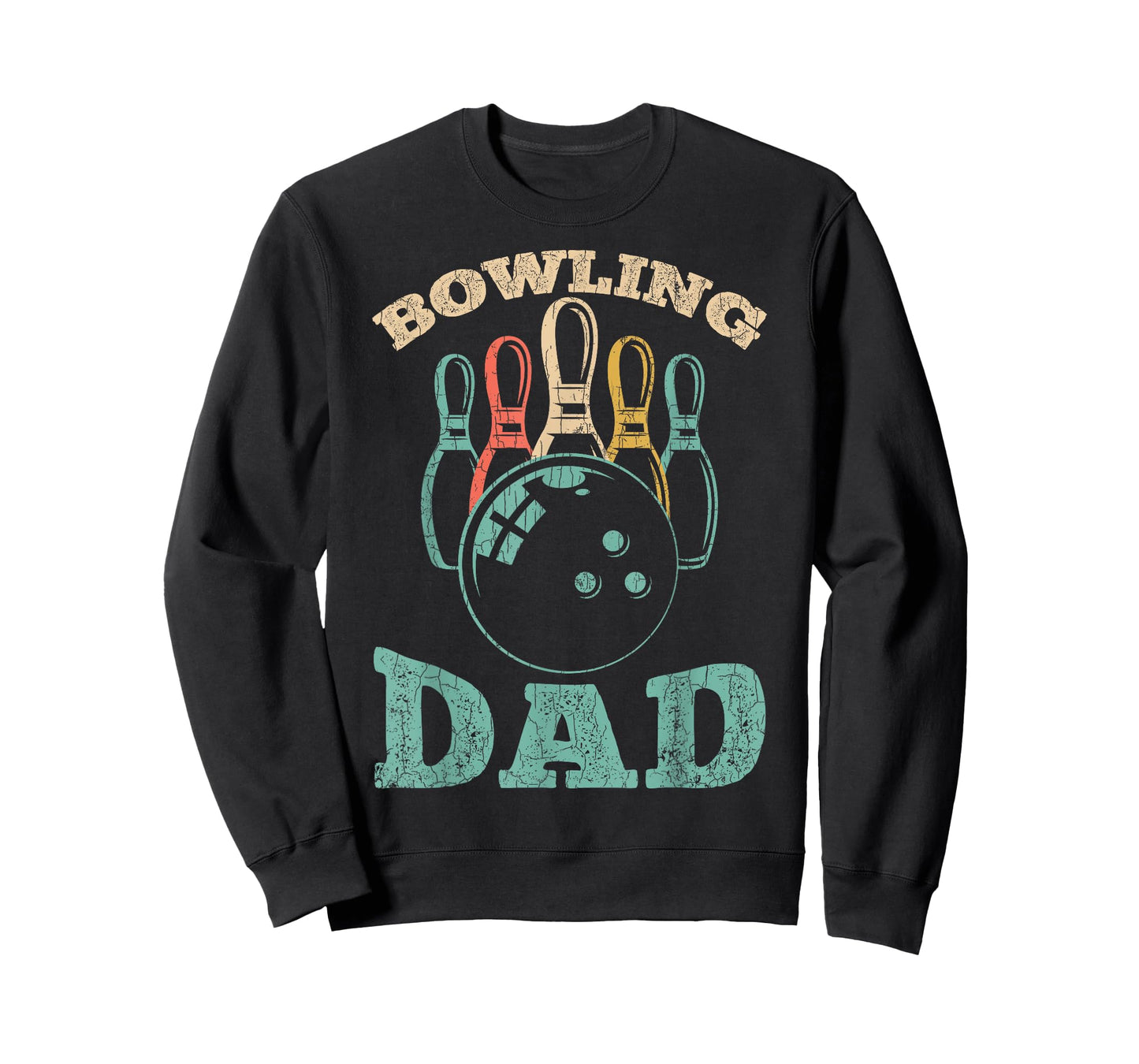 Bowling Dad Funny Bowler Graphic For Father's Day T-Shirt