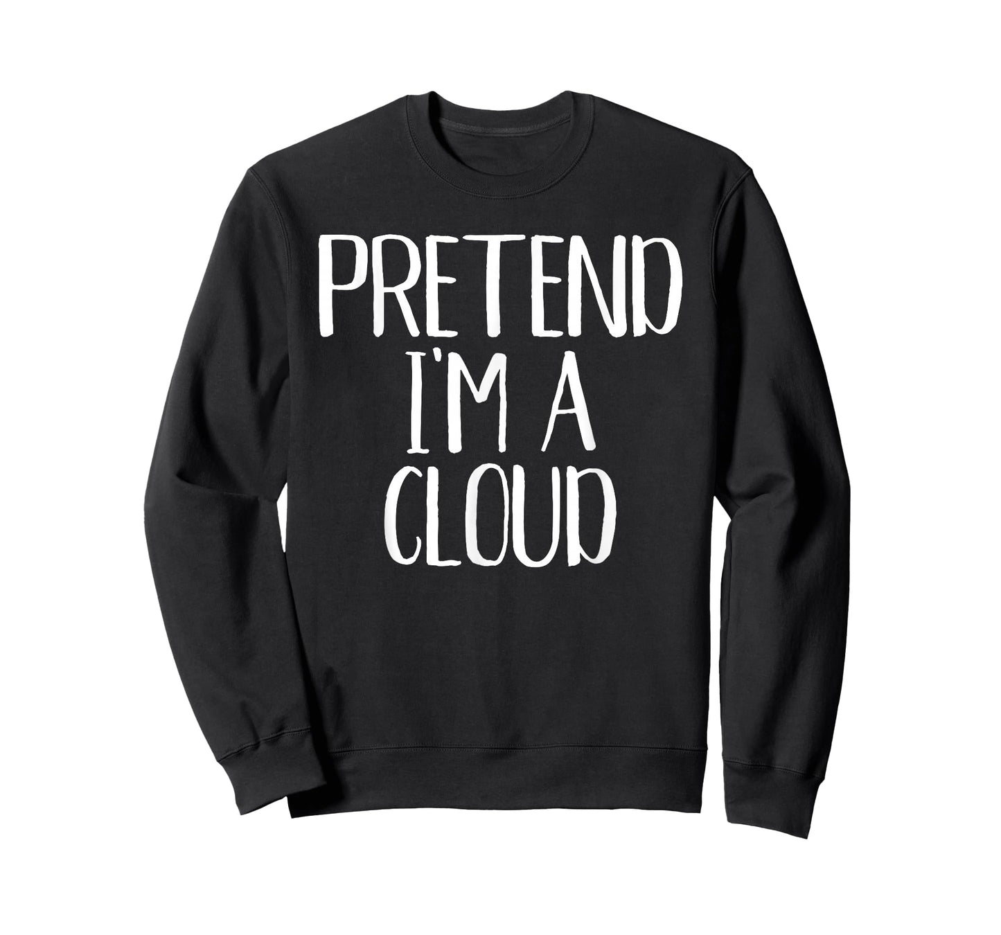 Pretend I'm A Cloud Costume Family Funny Halloween Party T-Shirt