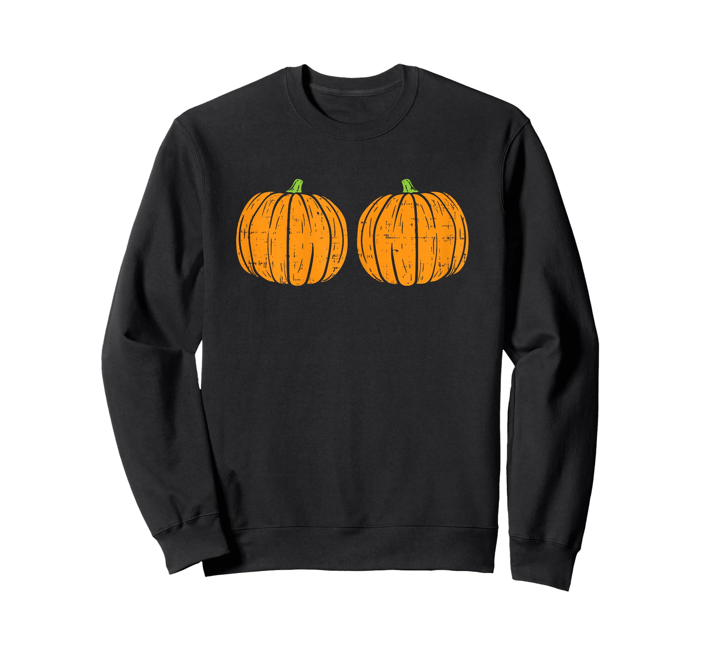 Sexy Naughty Halloween Shirt For Women Pumpkin Bra Boobs T-Shirt