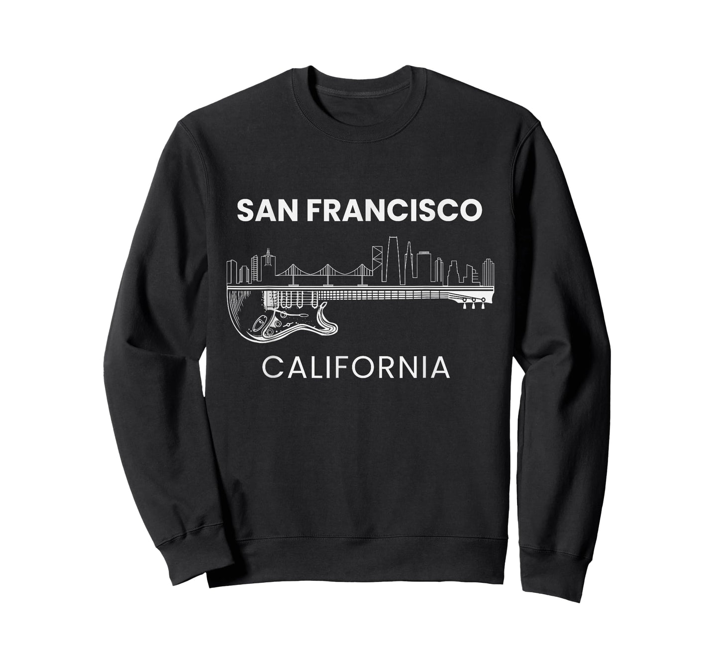 San Francisco California Souvenir Men Women Music California T-Shirt