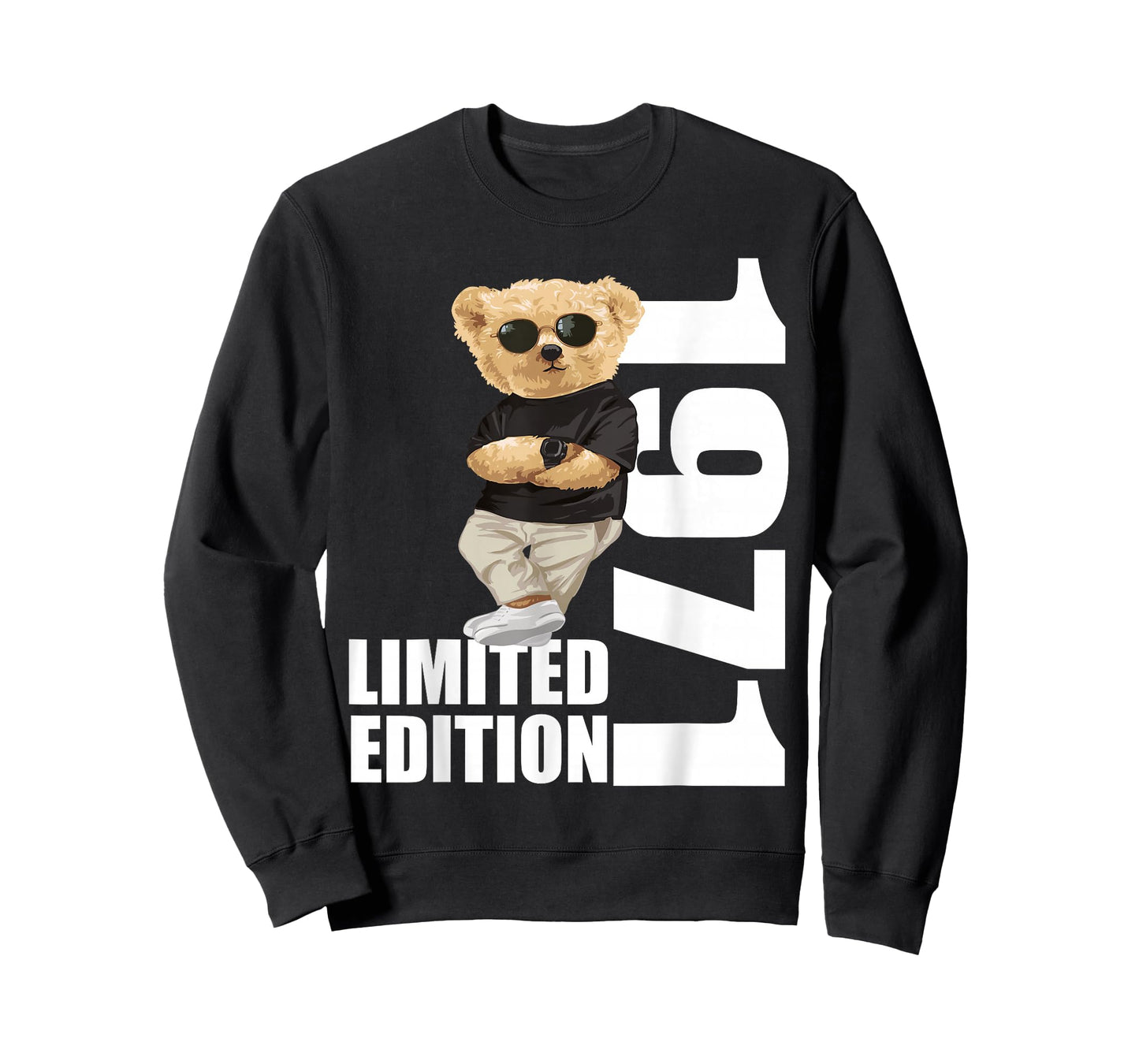 Limited Edition 1971 Bear Birthday 1971 Vintage 1971 T-Shirt