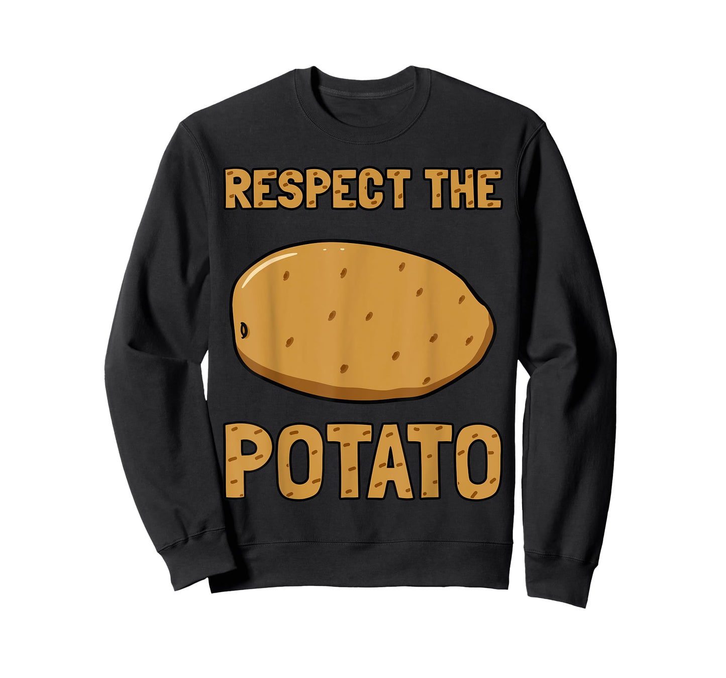 Respect The Potato Tater Stud Tattie Vegan Keto Lover Gift T-Shirt
