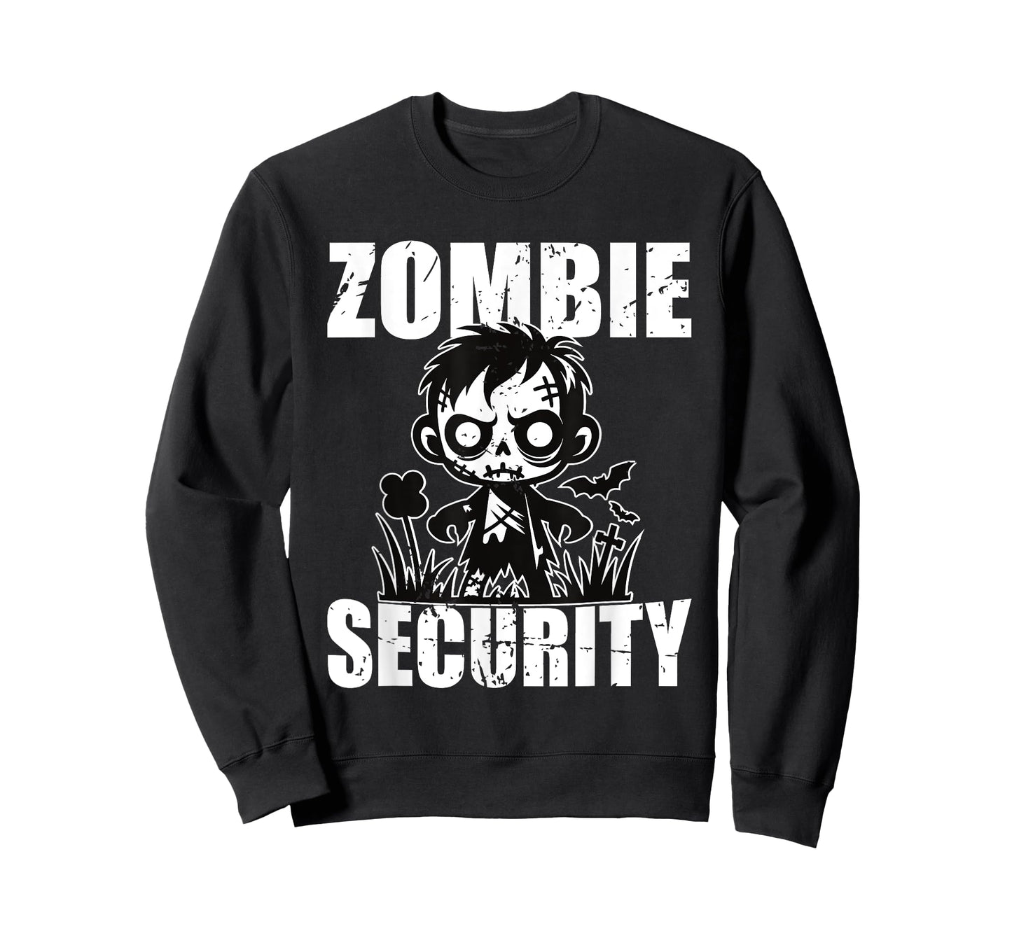 Halloween Security Adult Costume Dad Zombie Security Men T-Shirt
