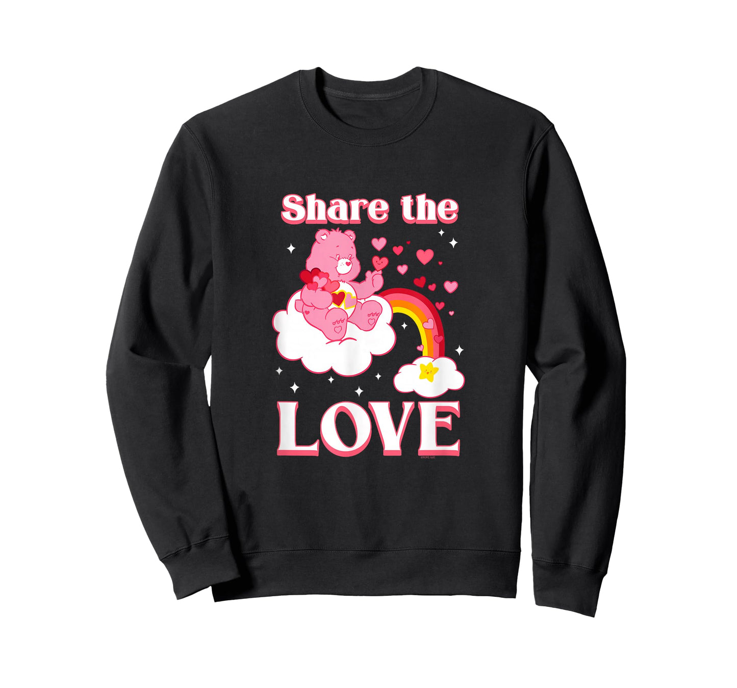 Care Bears Share The Love Love-A-Lot Bear Retro Cartoon T-Shirt