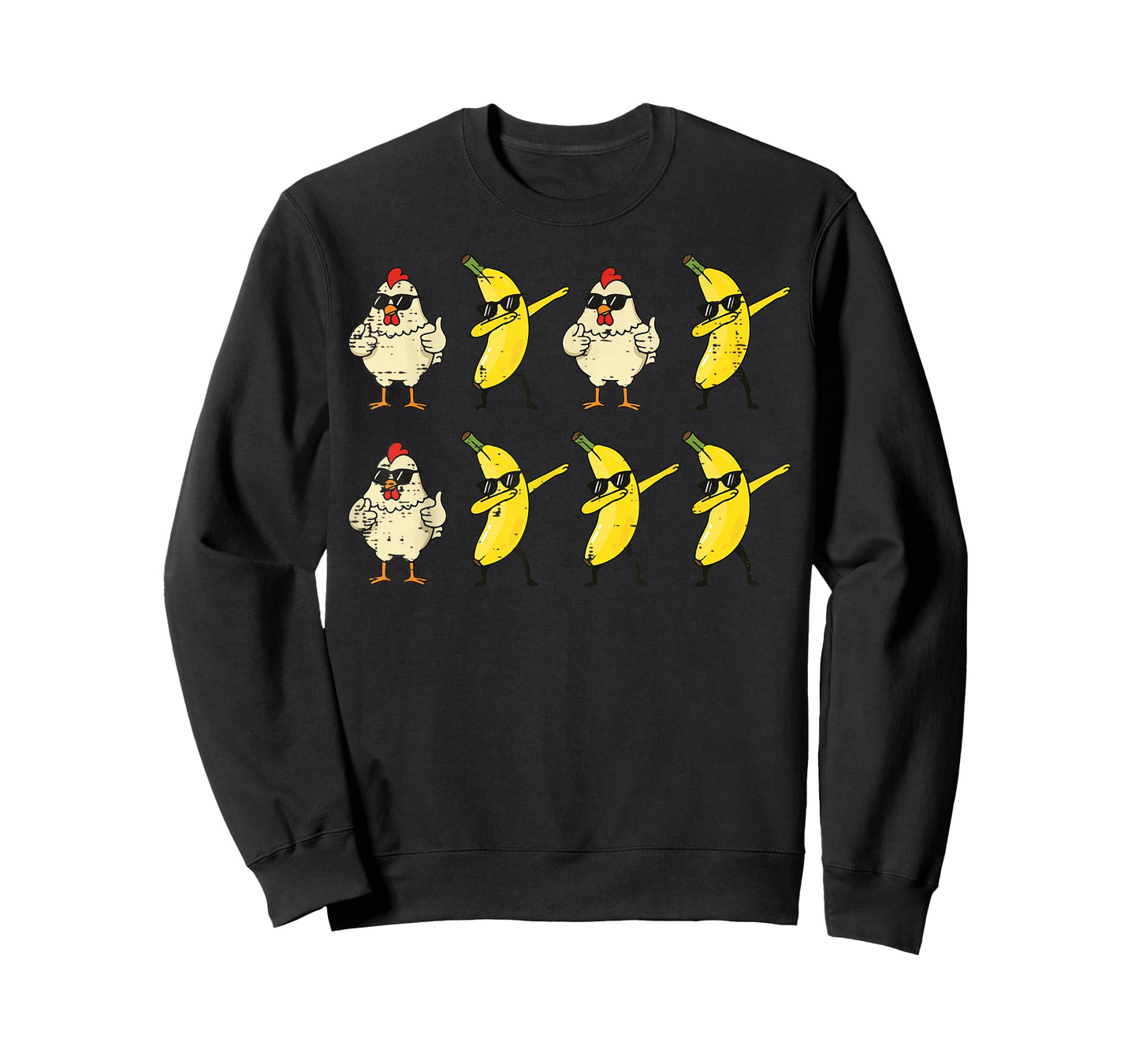 Chicken Banana Dance Dab Funny Dance Meme Kids Men Women T-Shirt