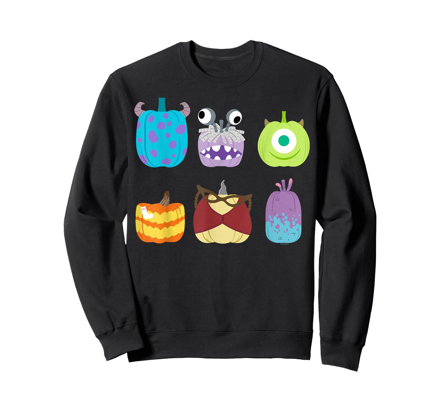Disney and Pixar's Monsters, Inc. Halloween Pumpkin Grid T-Shirt