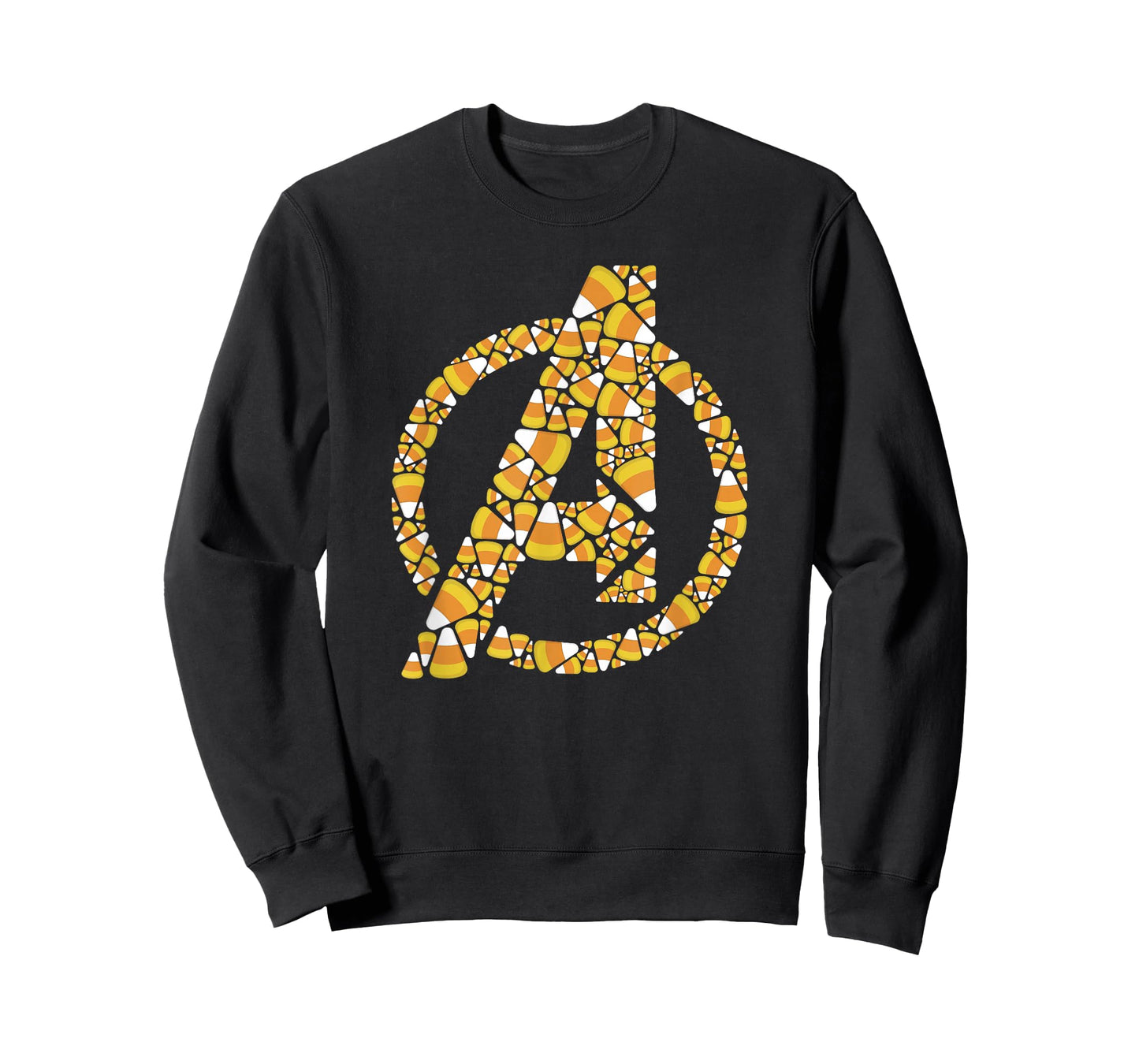 Marvel Halloween Avengers Logo Candy Corn Fill T-Shirt
