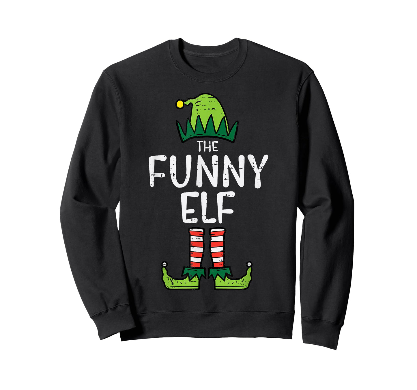 Funny Elf Matching Christmas Family Uncle Grandpa T-Shirt
