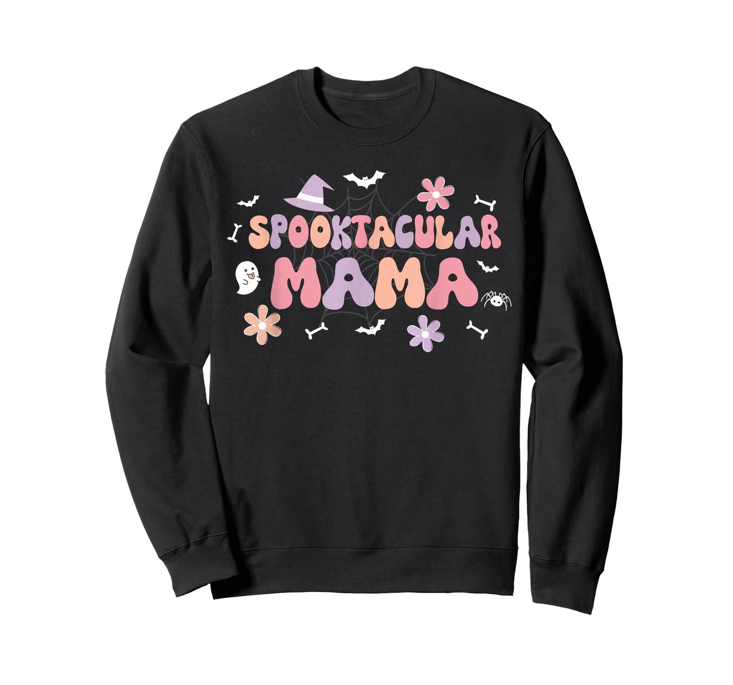 Spooktacular Mama Birthday Girl Cute Ghost Halloween T-Shirt