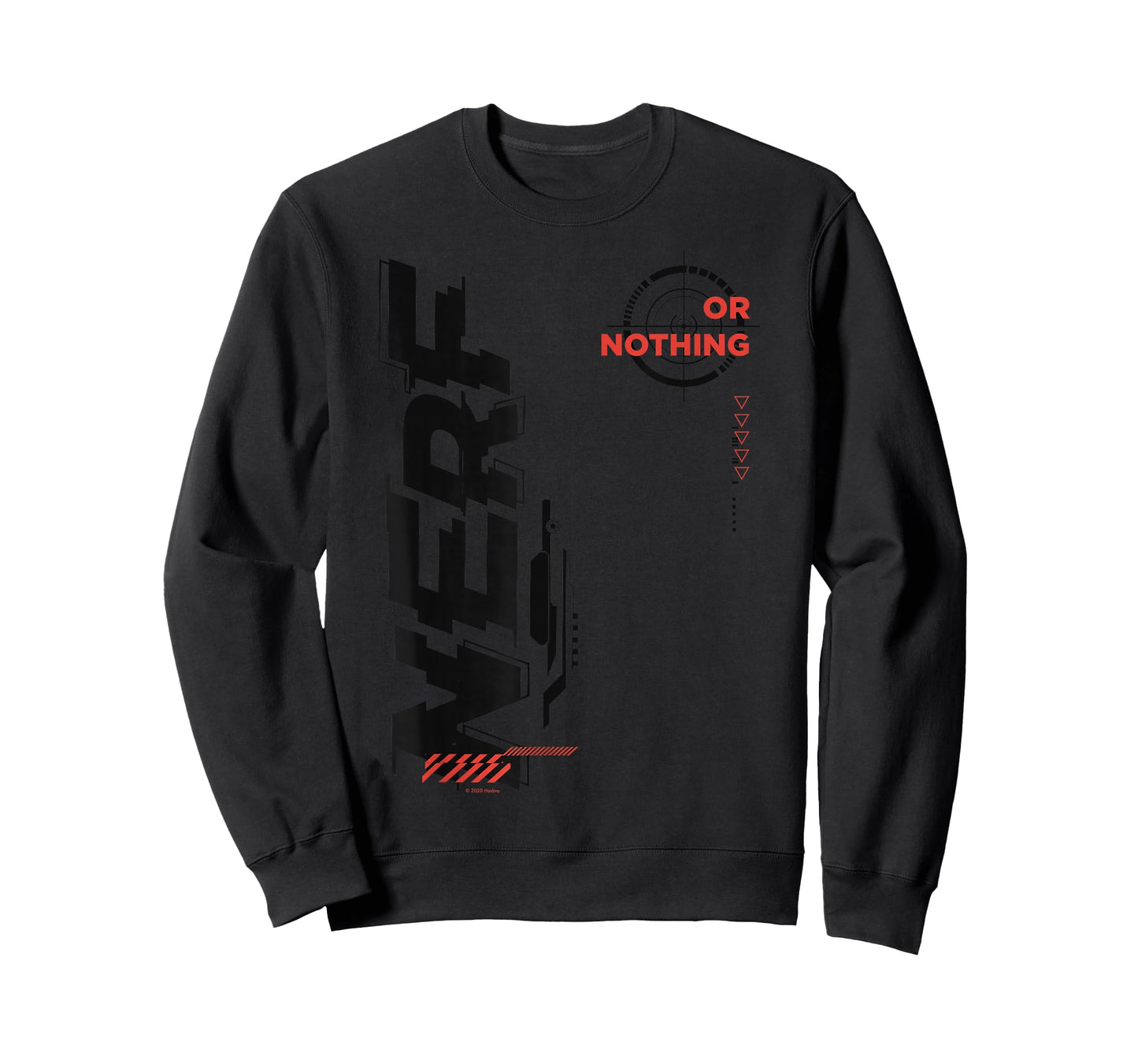 Nerf It's Nerf Or Nothing Target Bullseye Side Graphic T-Shirt