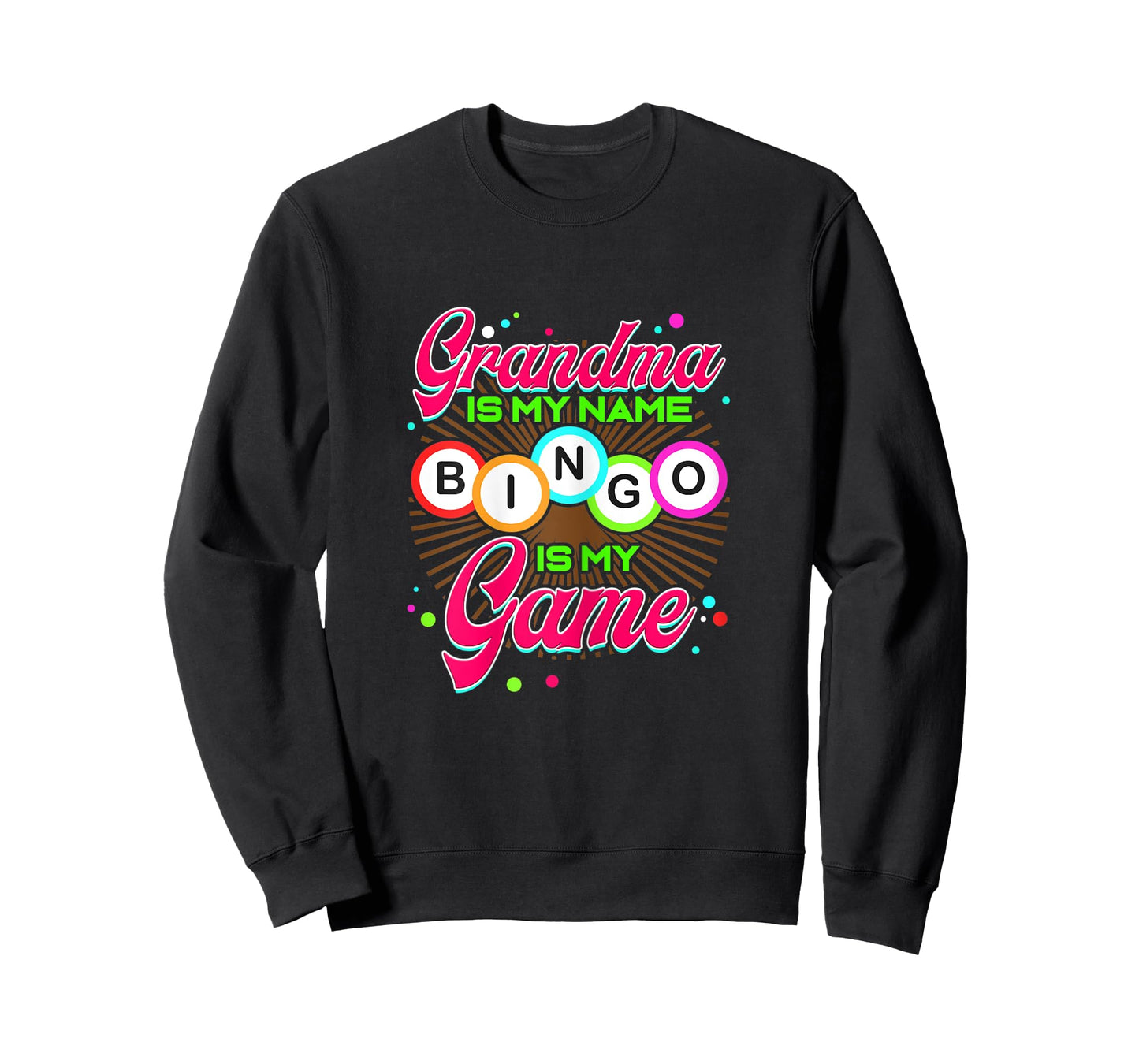 Womens Grandma is my Name Bingo is my Game - Lucky Gambling Player T-Shirt
