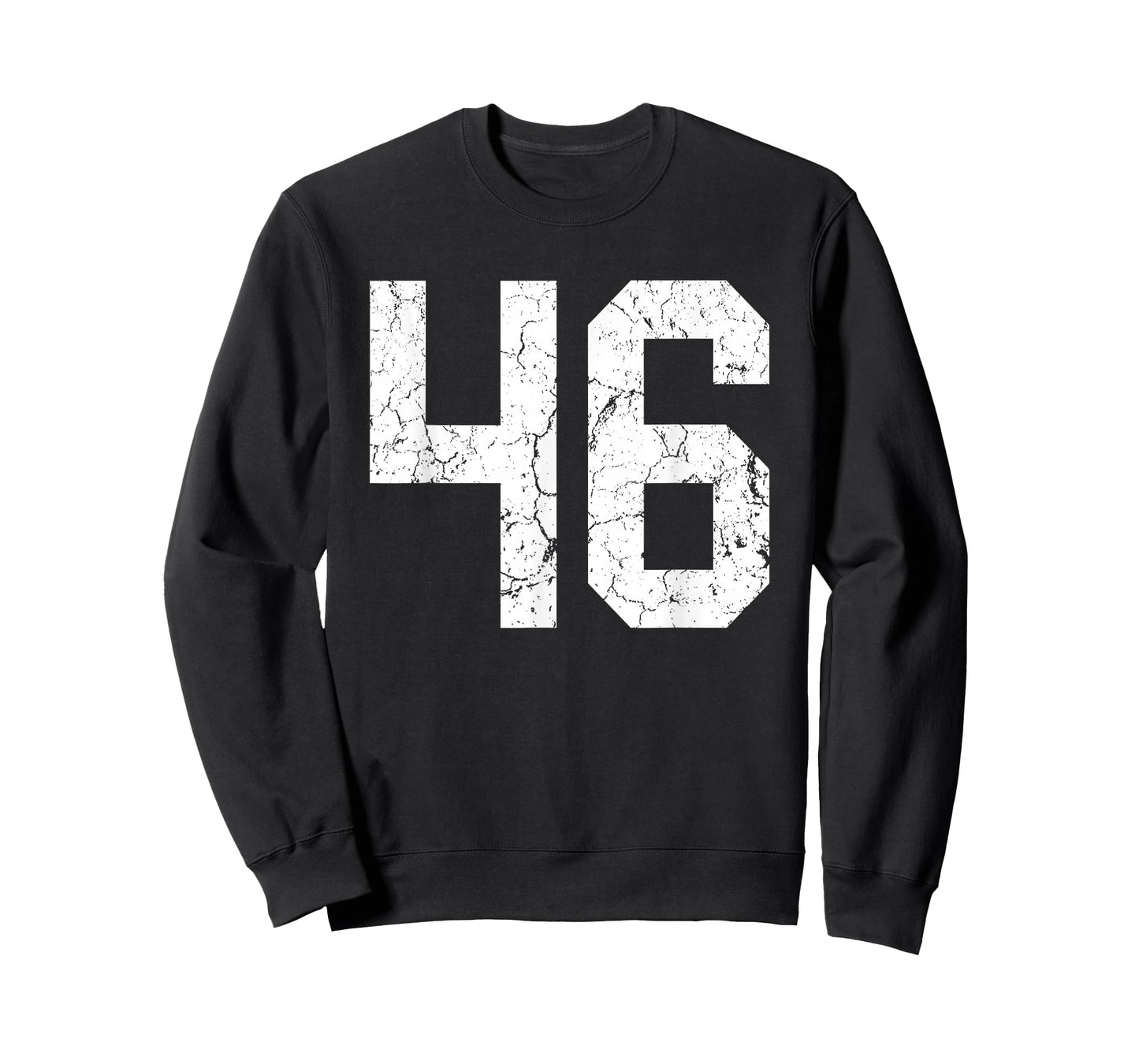 Distressed White Number 46 Jersey Player Uniform #46 T-Shirt