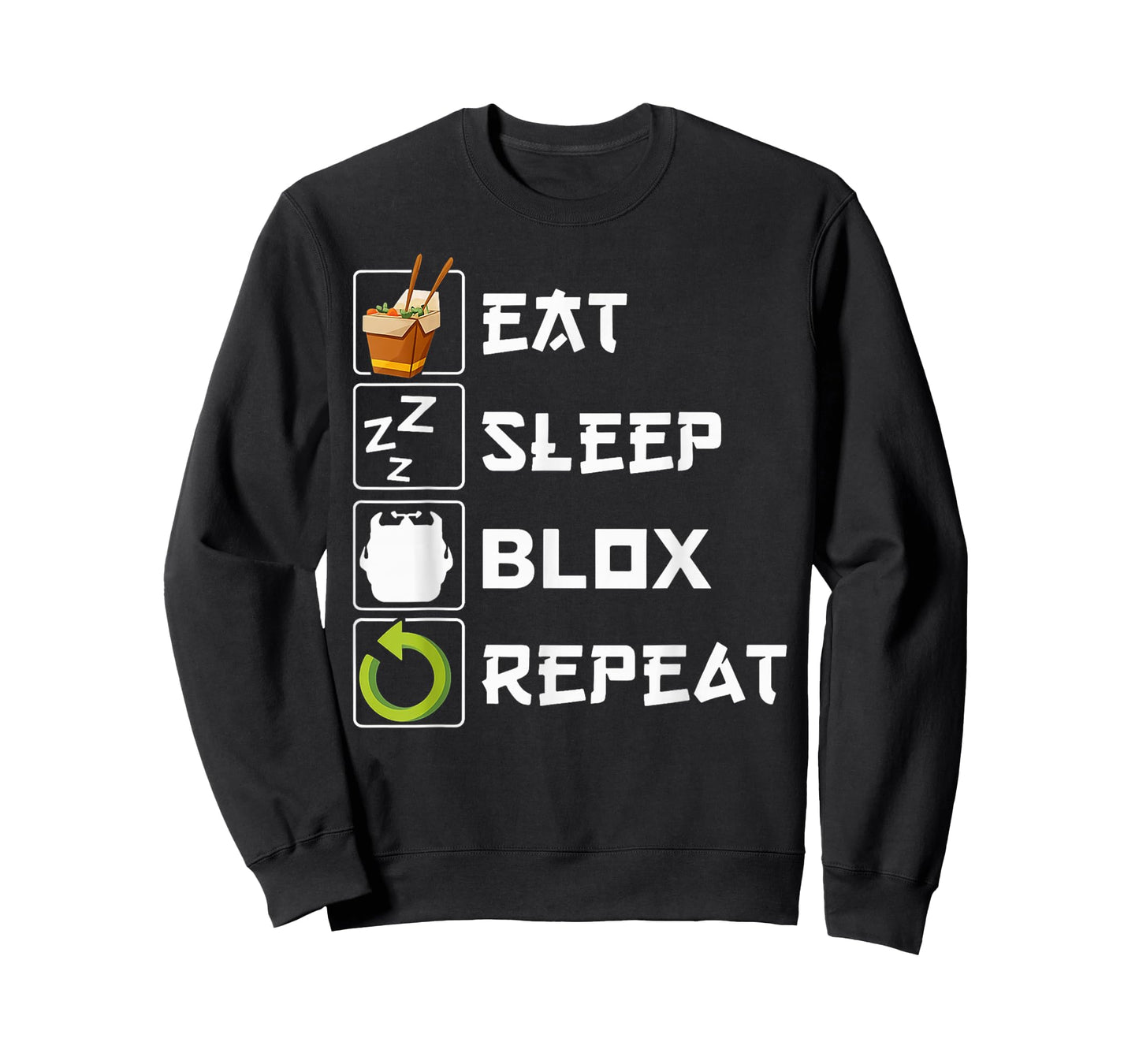 Eat Sleep Blox Repeat, Blox Gaming, Funny Blox Costume T-Shirt