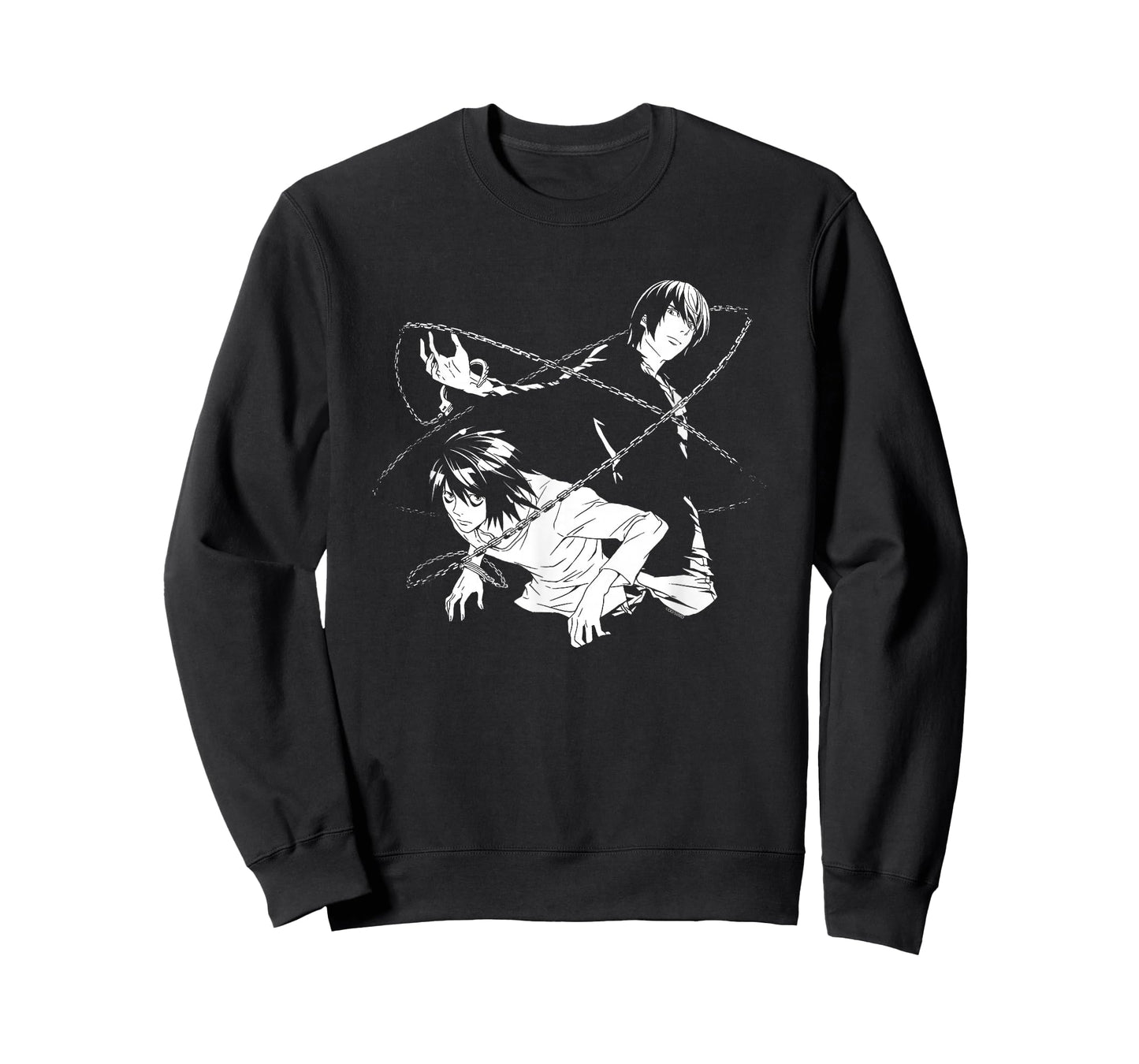 Death Note Light and L Chains Anime T-Shirt