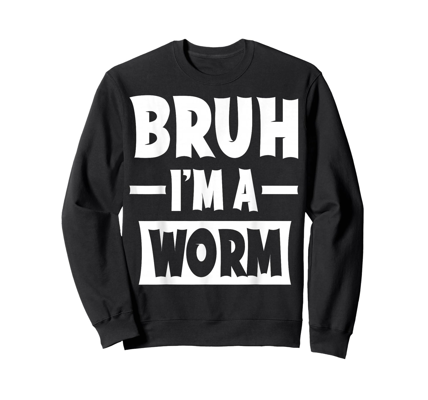 Bruh I'm A Worm Funny Lazy Halloween Costume Party T-Shirt