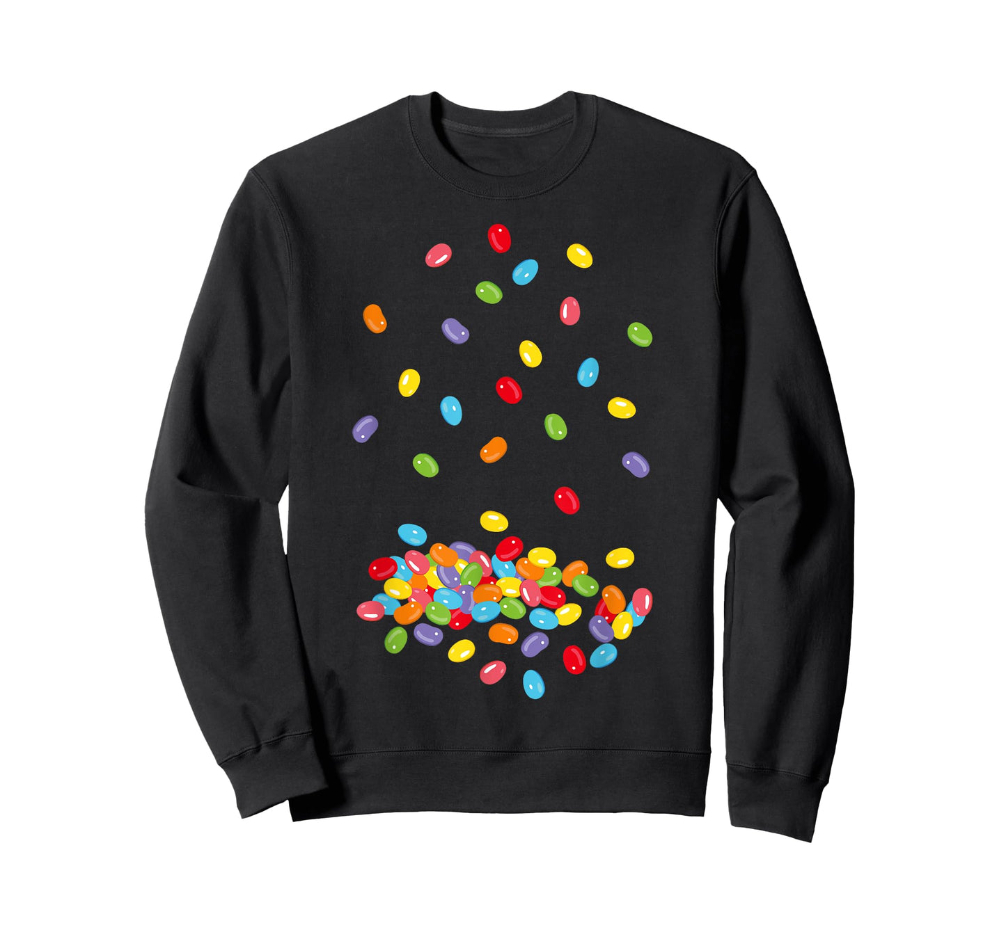 Jelly Beans Colourful Jelly Sweets Design T-Shirt