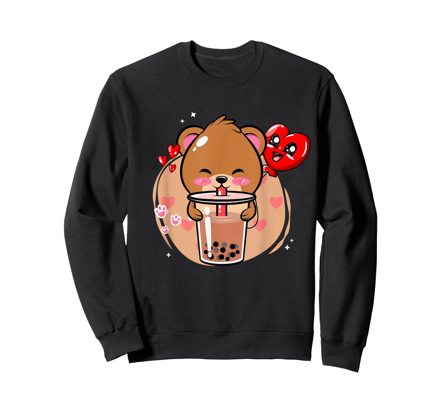 Anime Kawaii Boba Bear Bubble Tea Bear Boba Tea Bear Kuma T-Shirt