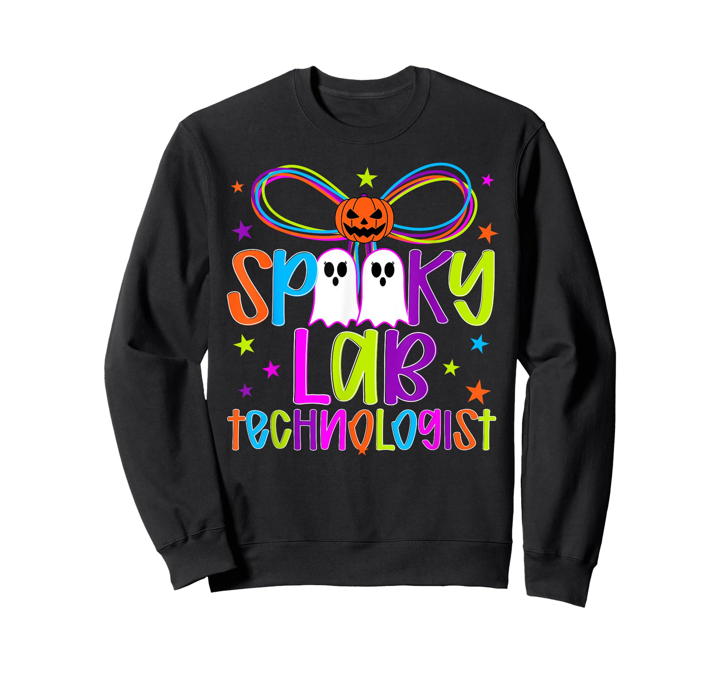 Spooky Lab Technologist Halloween Laboratory Tech Preppy T-Shirt