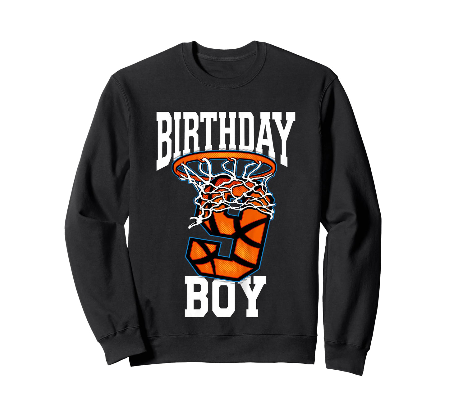 9 Year Old Birthday Shirt Boy Basketball 9th Bday Bball Tee T-Shirt