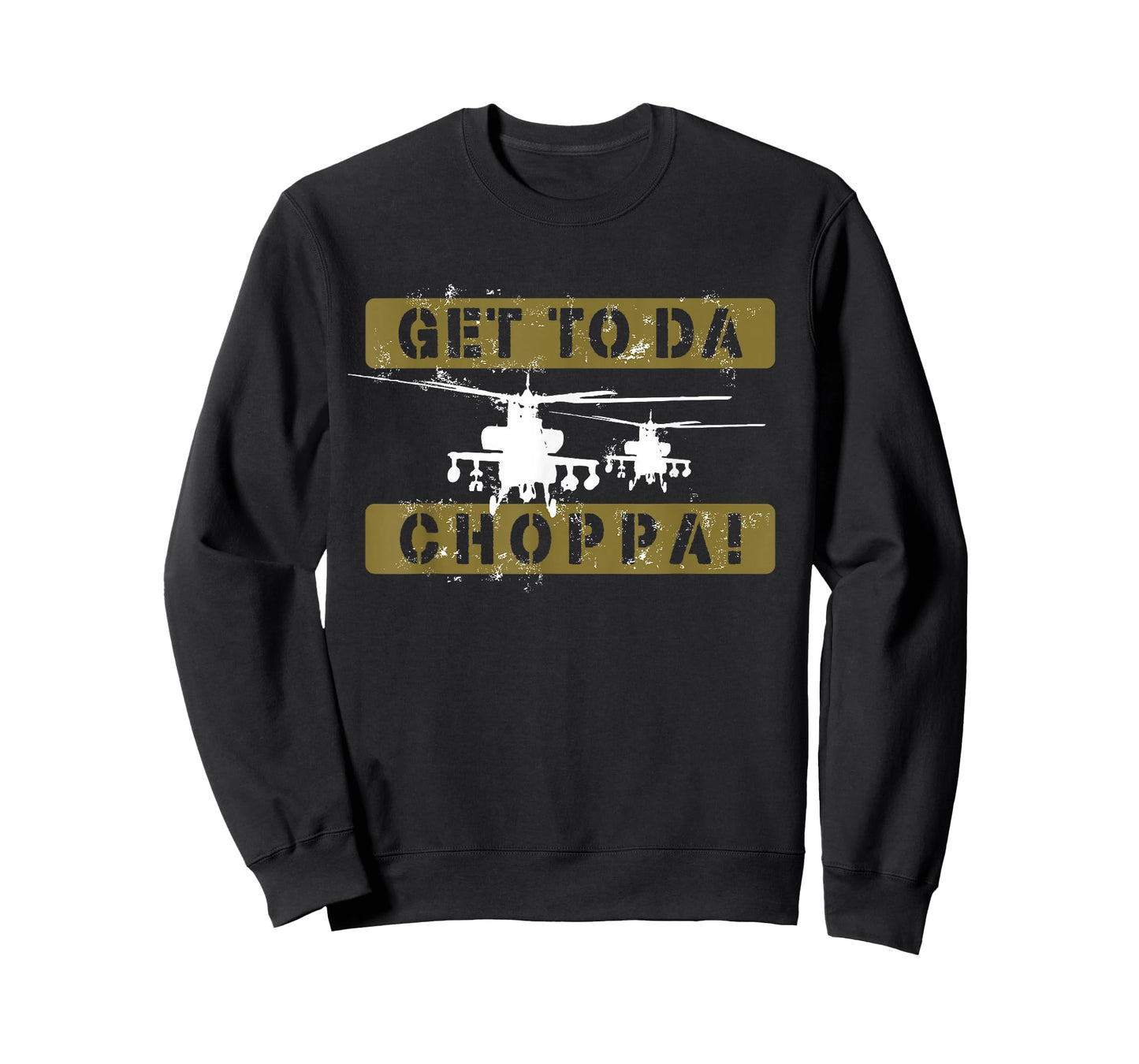 Get To Da Choppa Funny Retro T-Shirt