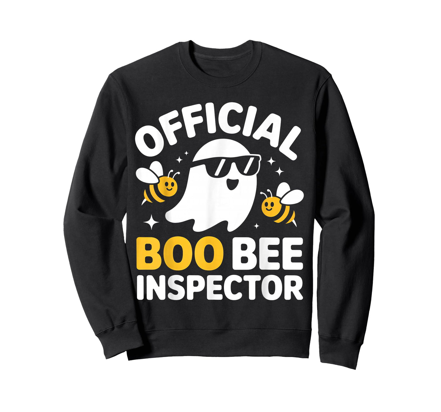 Halloween Boo Official Bee Inspector Funny Costume Men Women T-Shirt