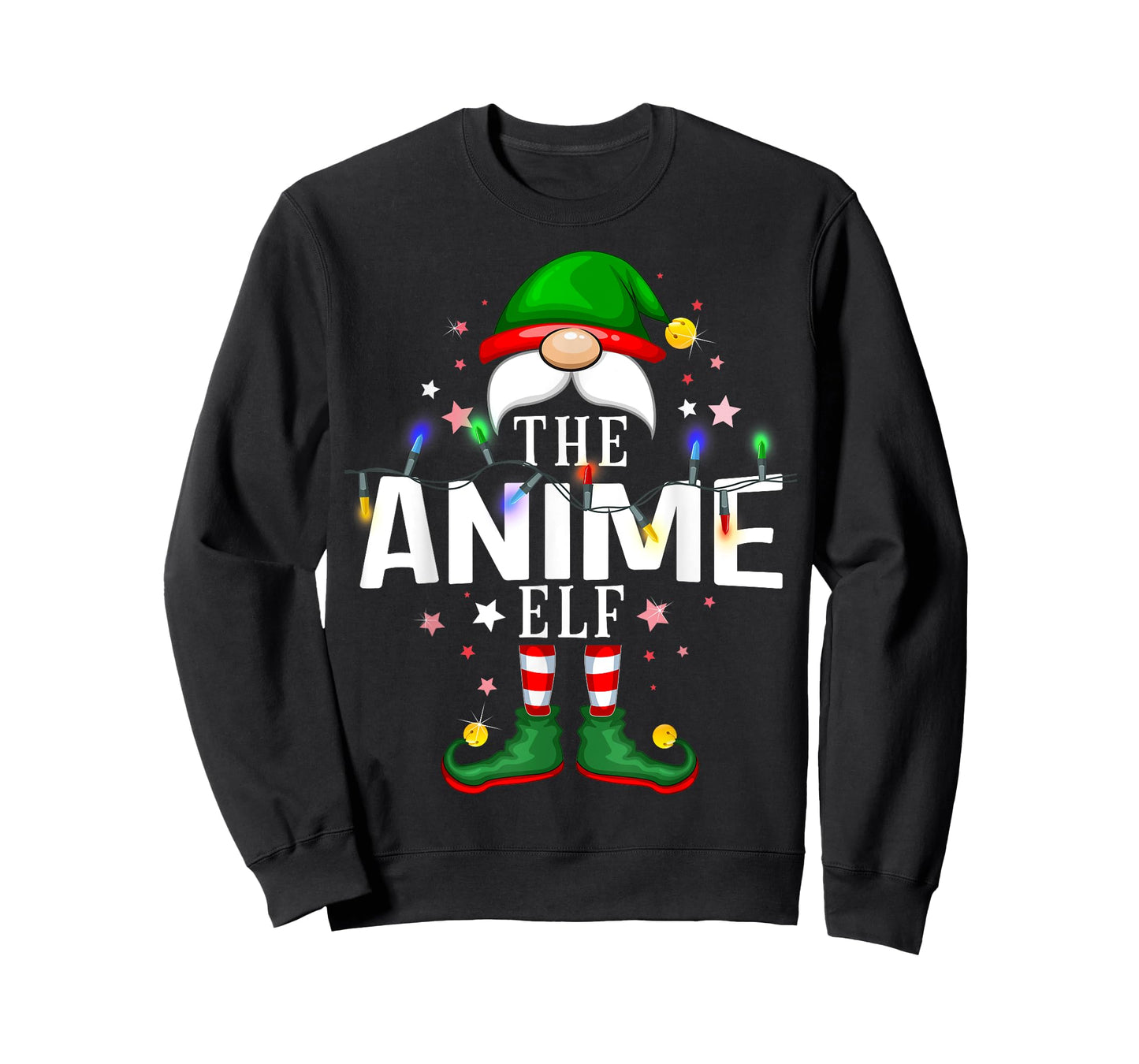 The Anime Elf Christmas Family Pajama Party T-Shirt