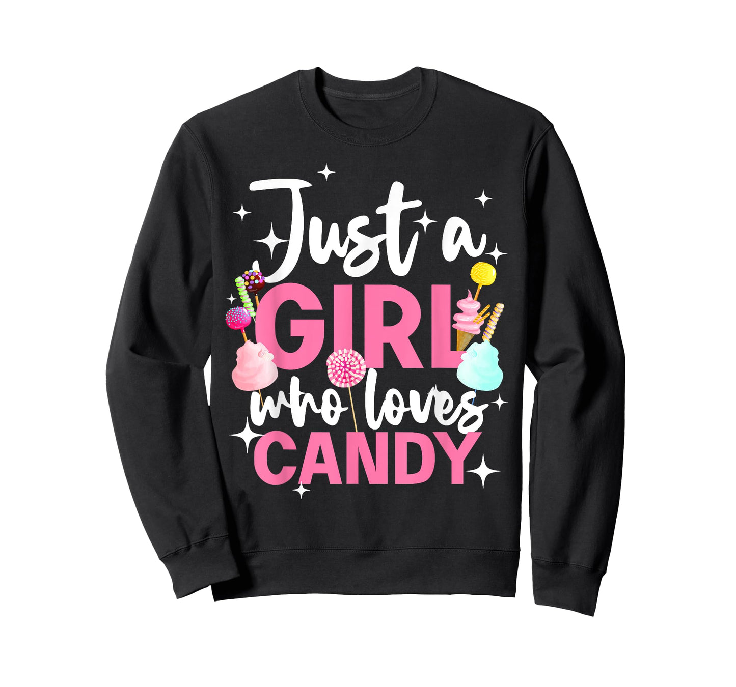 Cute Candy Design For Women Girls Kids Sweets Candy Lover T-Shirt