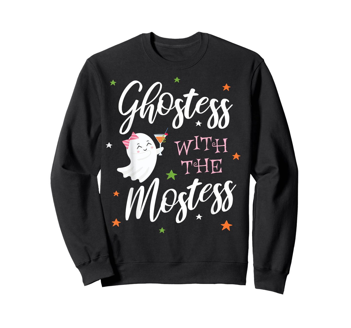 Halloween Party Ghost Ghostess with Mostess for Women T-Shirt