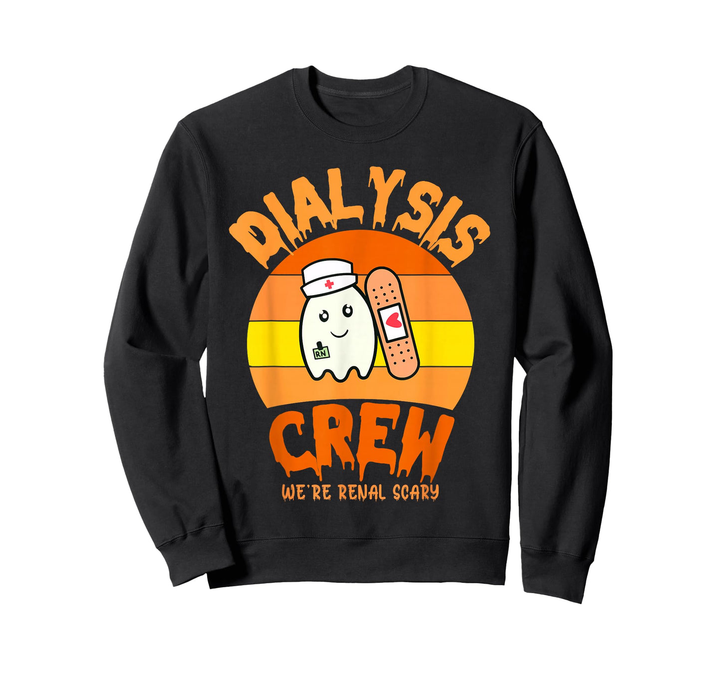 Halloween Dialysis Technician Nurse Crew We're Renal Scary T-Shirt