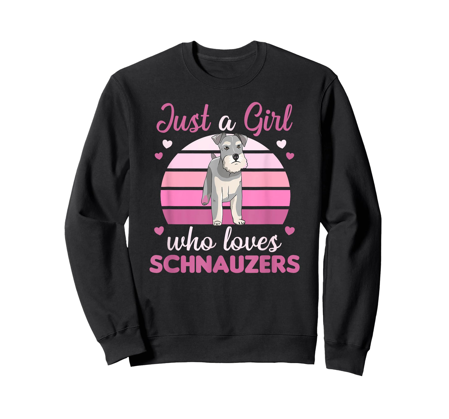 Just a girl who loves schnauzers Dogs For Girls T-Shirt