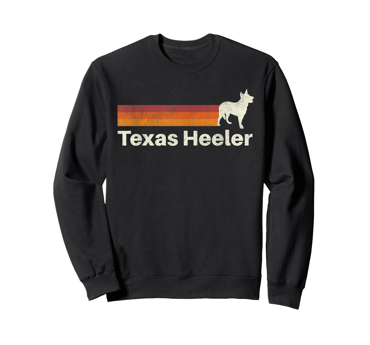 Vintage Texas Heeler Retro Mom Dad Dog T-Shirt