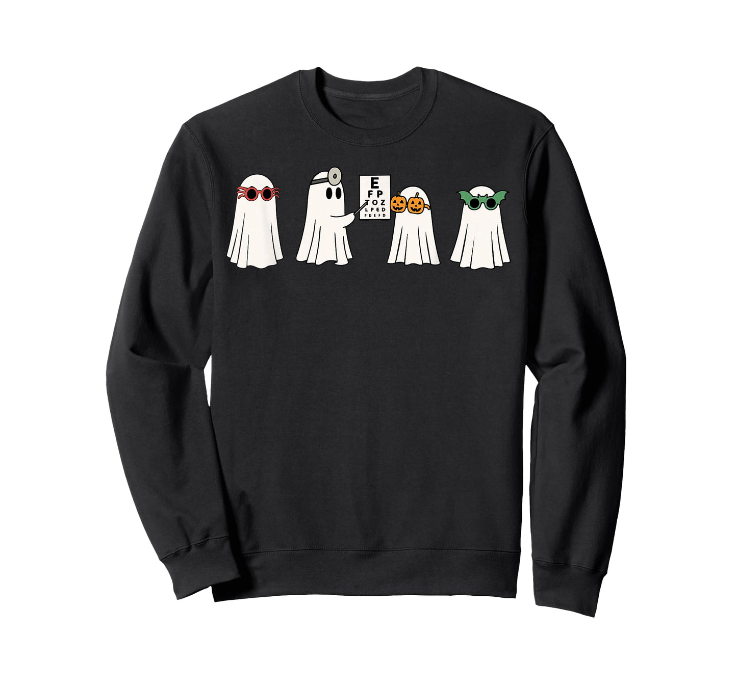 Optometrist Ghost Boo Vision Center Halloween Optician T-Shirt