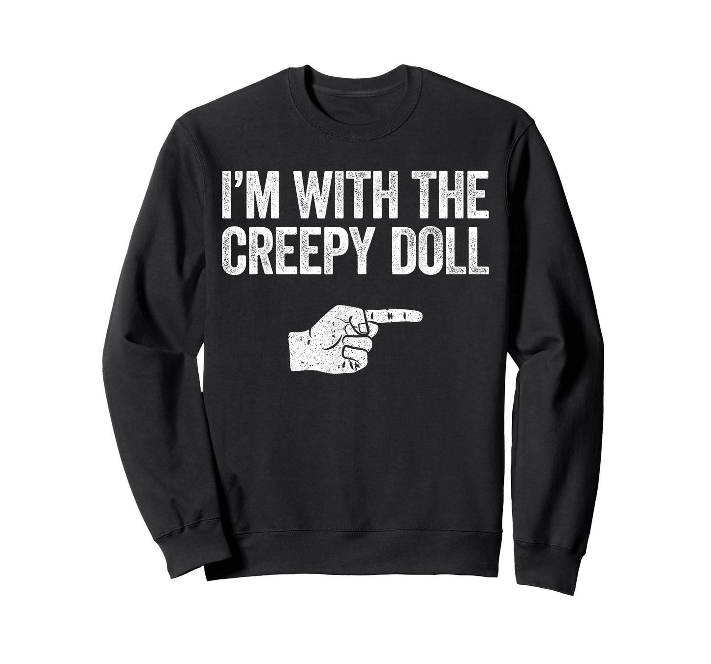 I'm with The Creepy Doll Shirt Matching Monster Costume T-Shirt