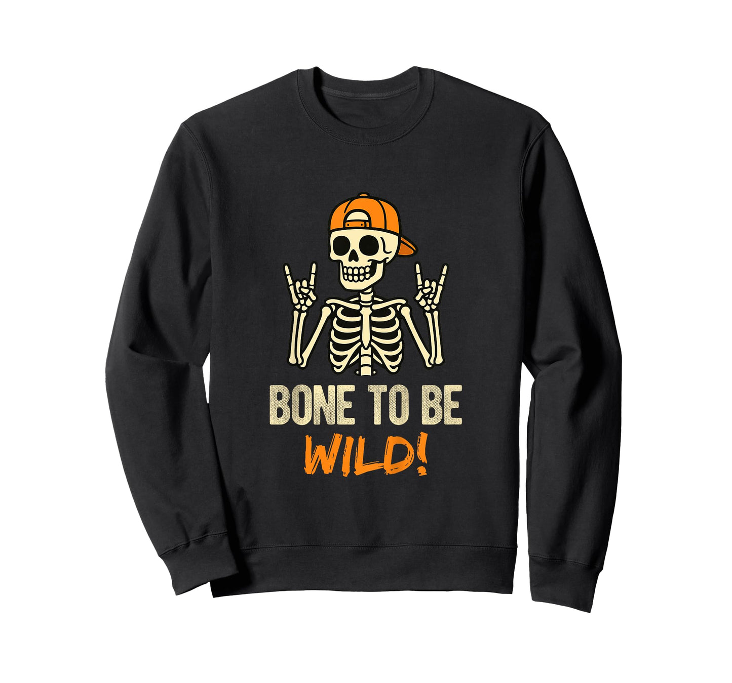 Rock Skeleton Bone to be Wild Kids Toddler Teens T-Shirt