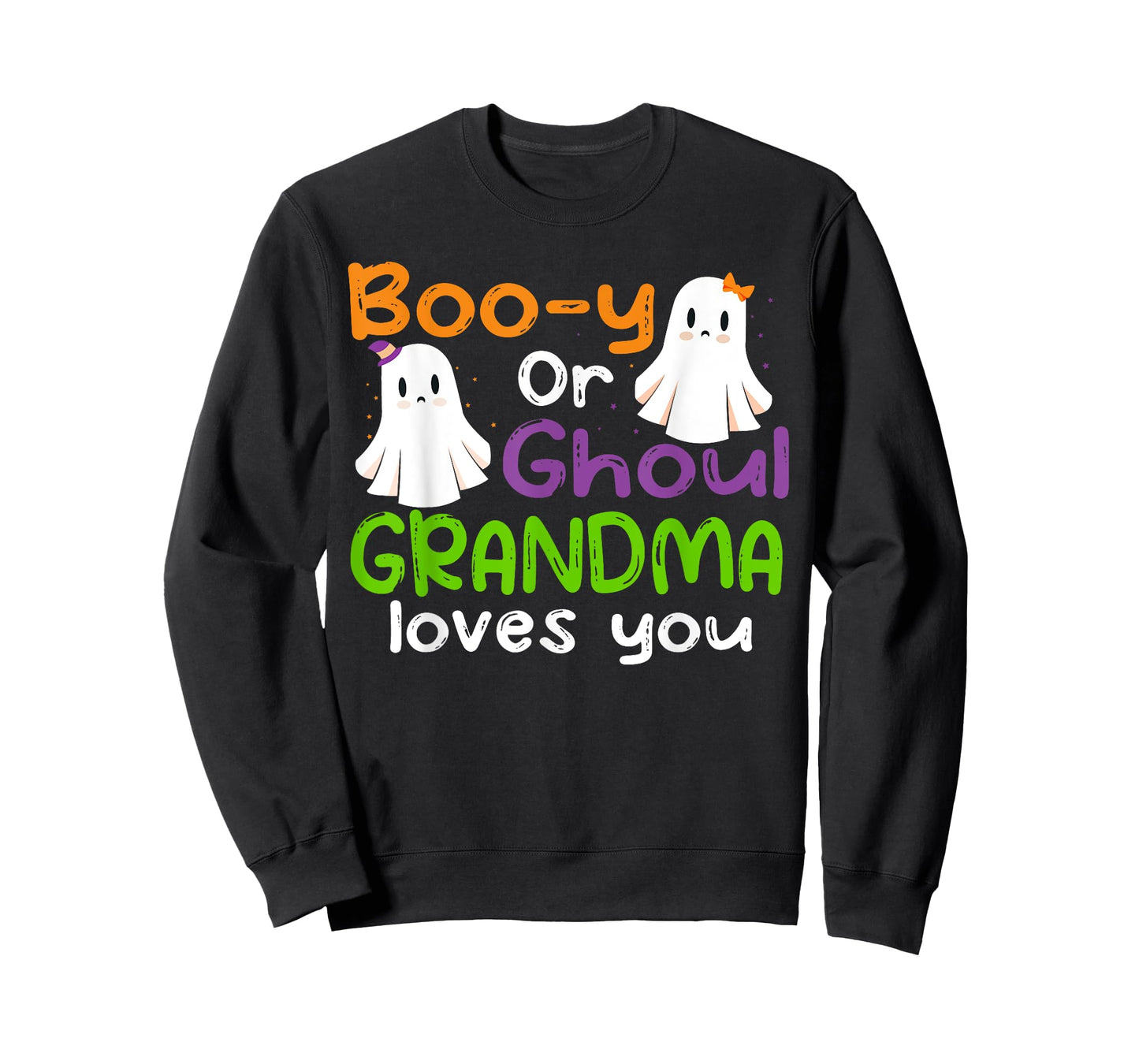 Halloween Booy Or Ghoul Grandma Gender Reveal baby shower T-Shirt