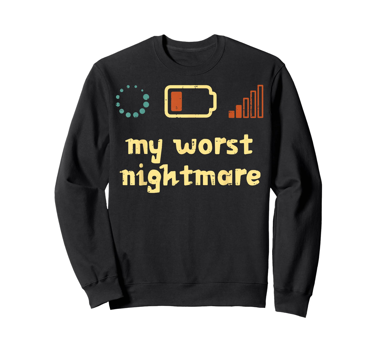 My Worst Nightmare Low Wifi Signal Funny Gamer Men Boys Kids T-Shirt