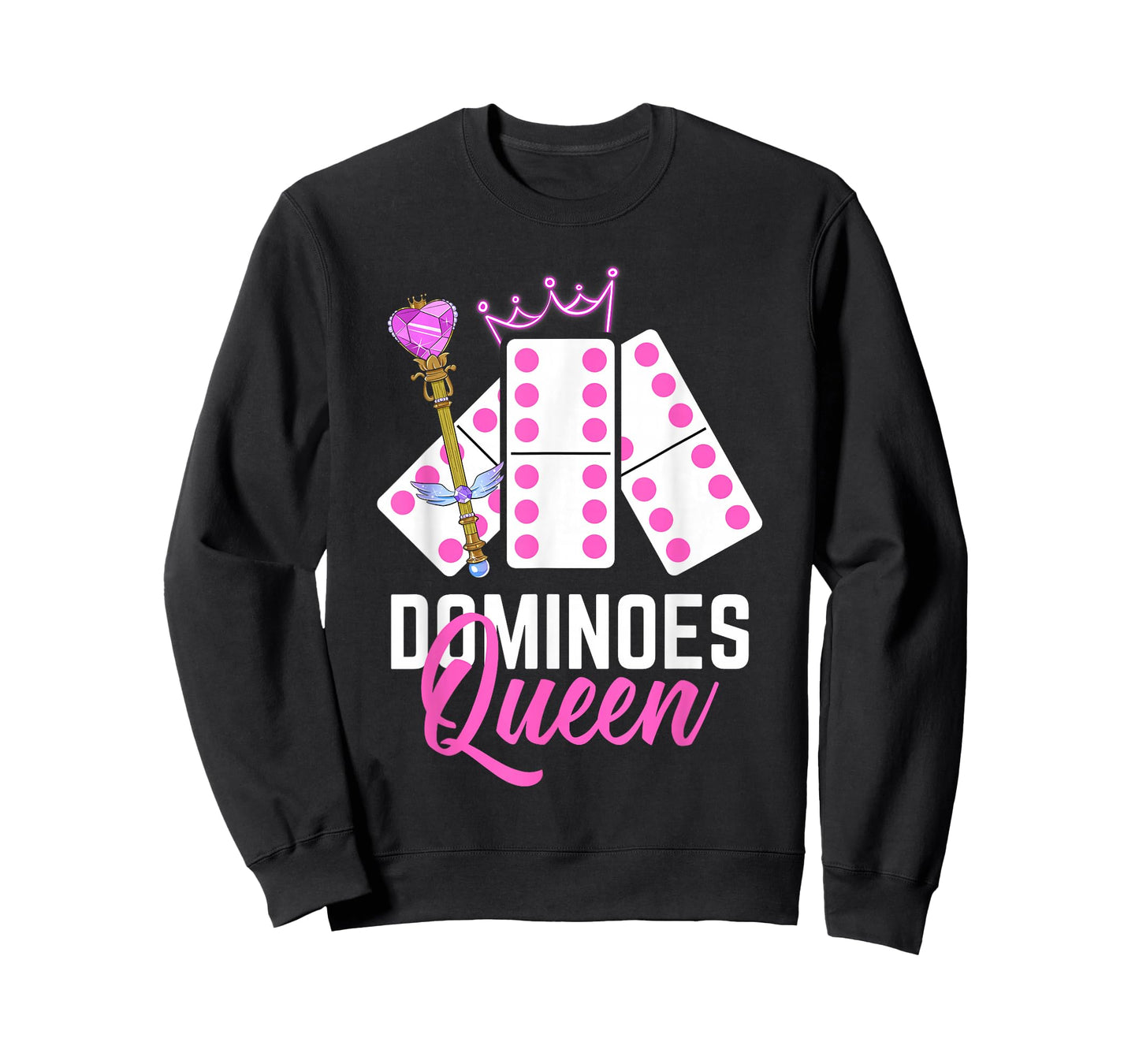 Dominoes Queen Domino Player Dominoes Lover T-Shirt
