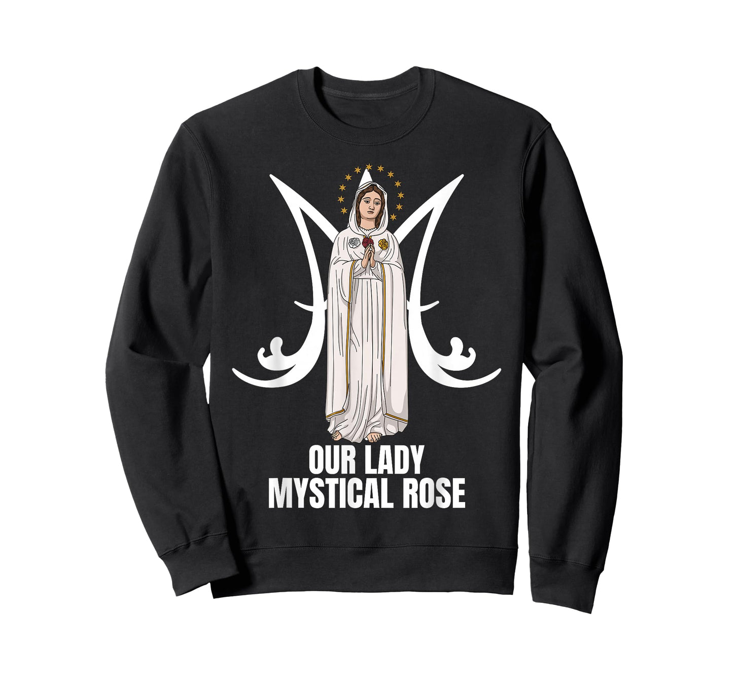 Our Lady Mystical Rose Marian Catholic T-Shirt
