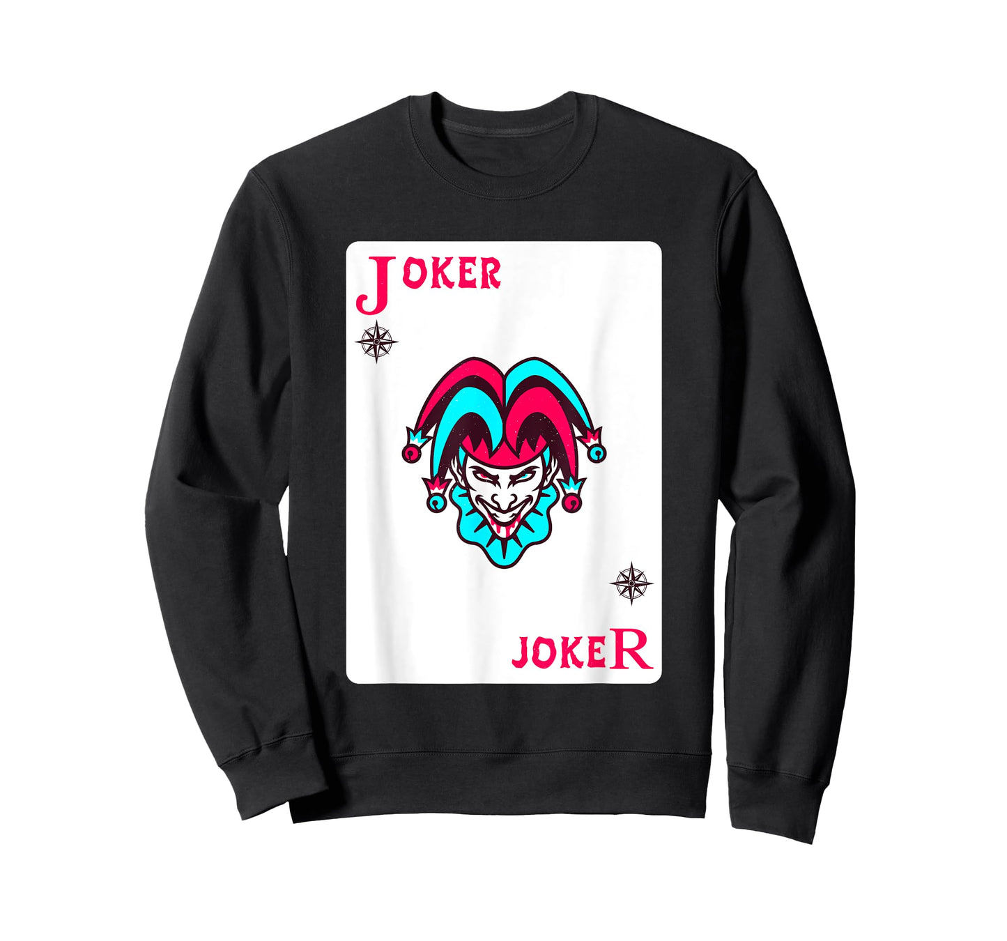Joker Playing Card Shirt Distressed Jester T-Shirt