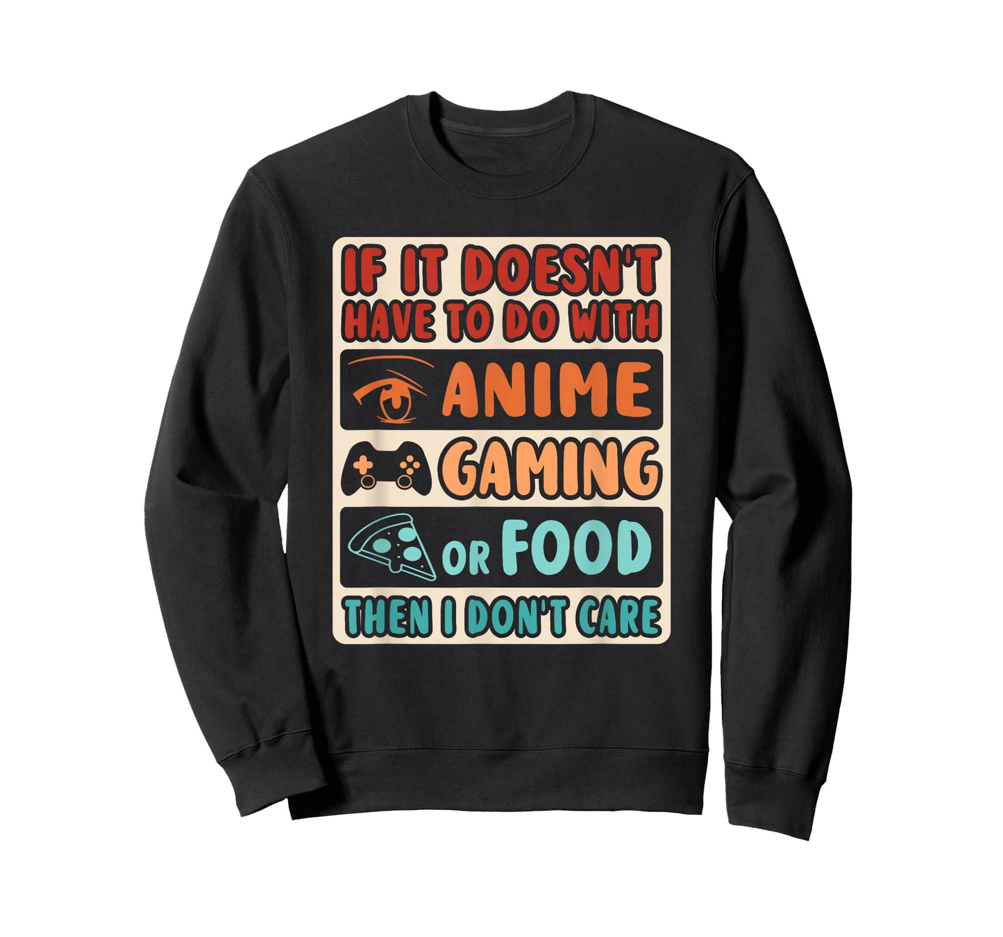 Retro Anime Gaming Food Japanese Anime Otaku Men Boys Kids T-Shirt