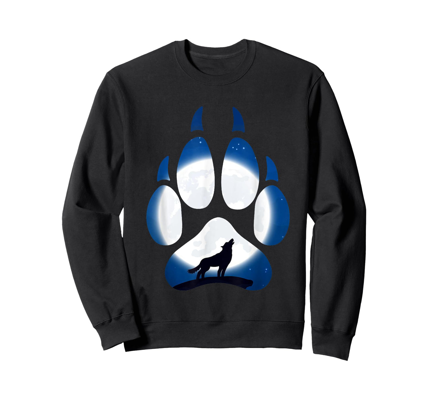 Wolf Paw Moonlight Predator Pack Wolf House Gift T-Shirt