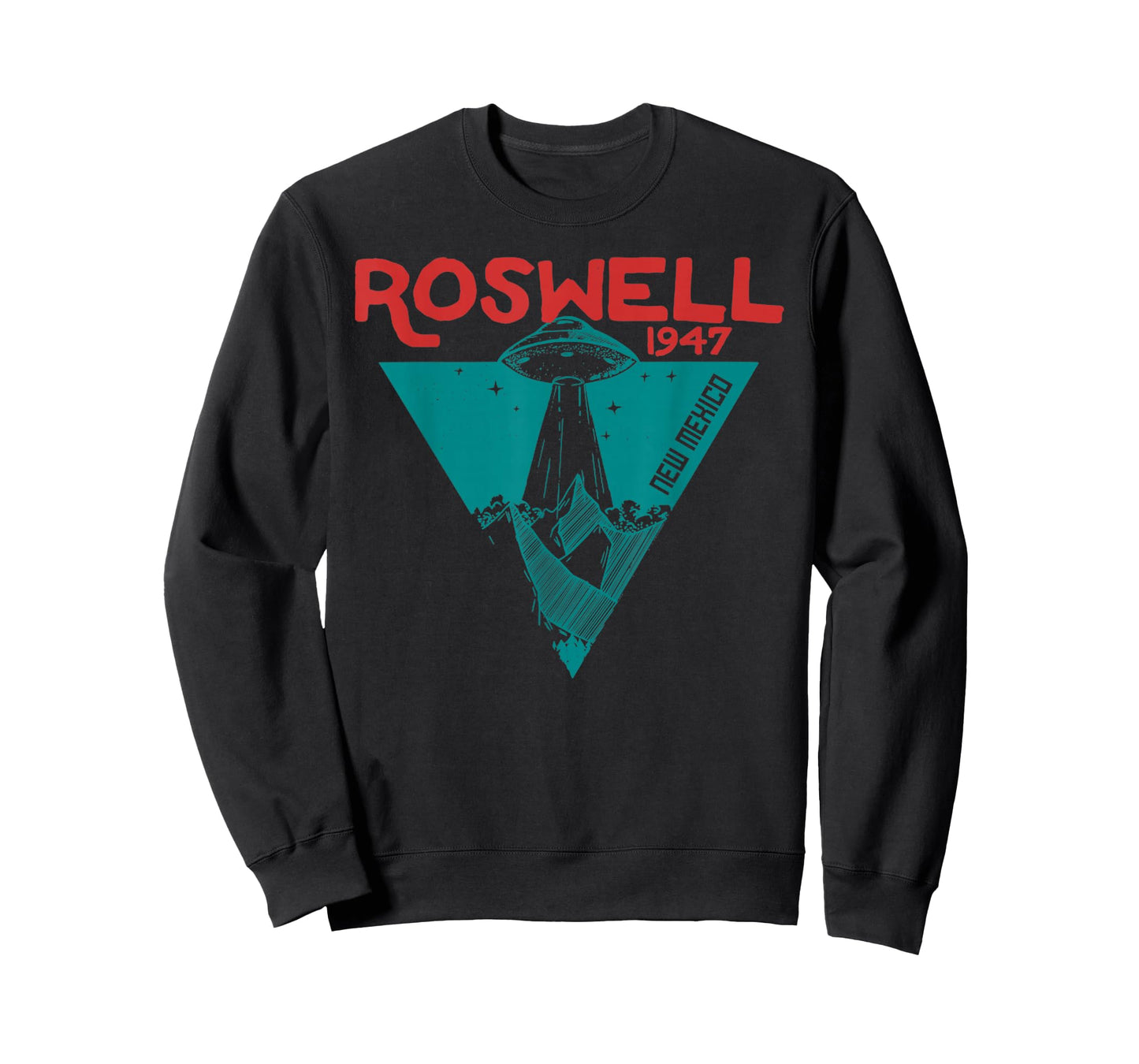 Roswell New Mexico 1947 Ufo Beam Flying Road Vintage T-Shirt