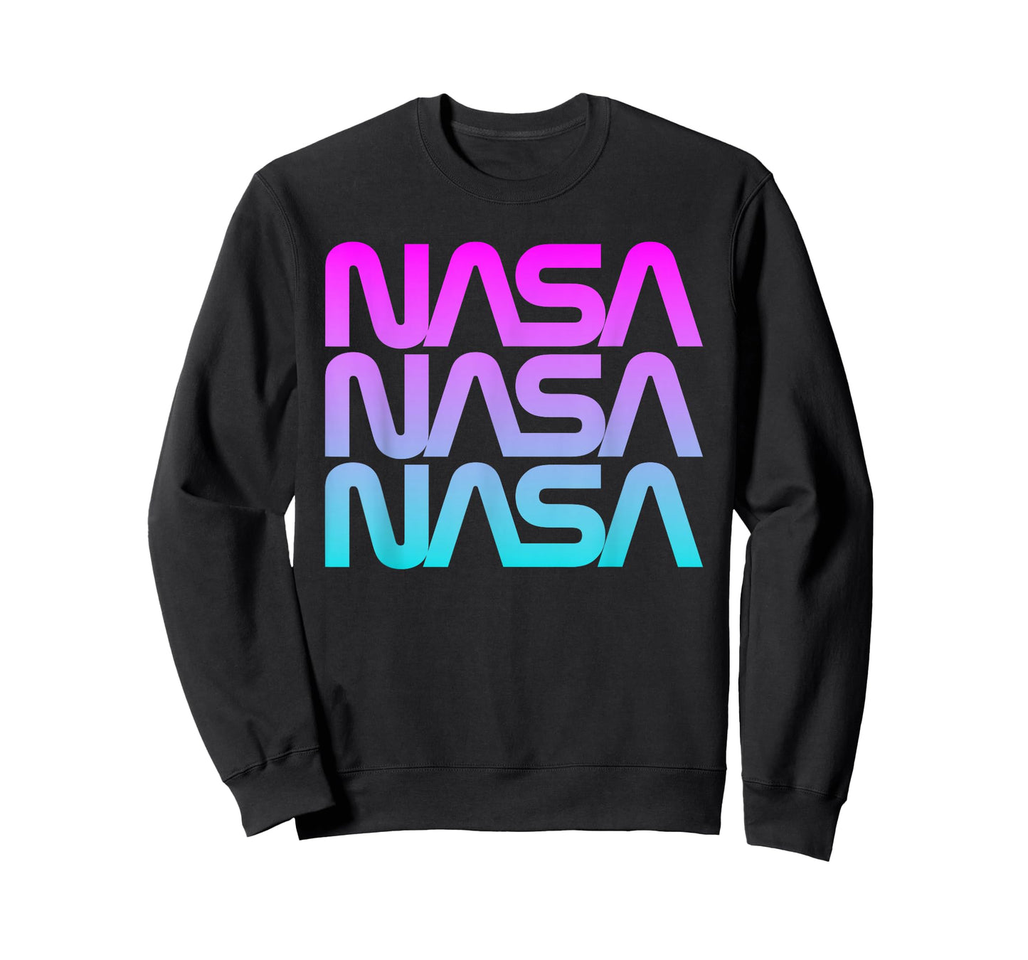 70s 80s Retro Vintage NASA Worm Retro NASA Pastel gradient T-Shirt