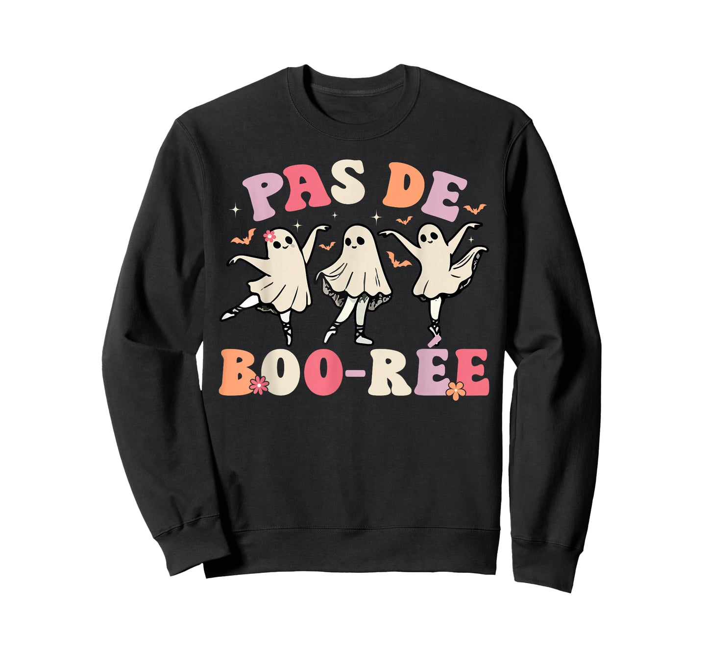 Pas de BOO-rée Ghost Ballet Dancer Halloween Dance Teacher T-Shirt
