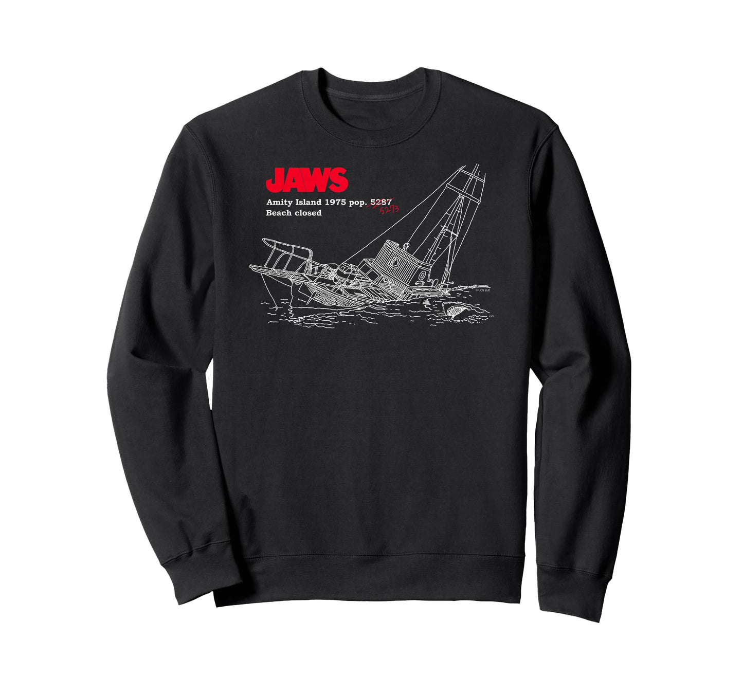 Jaws Amity Island Boat T-Shirt