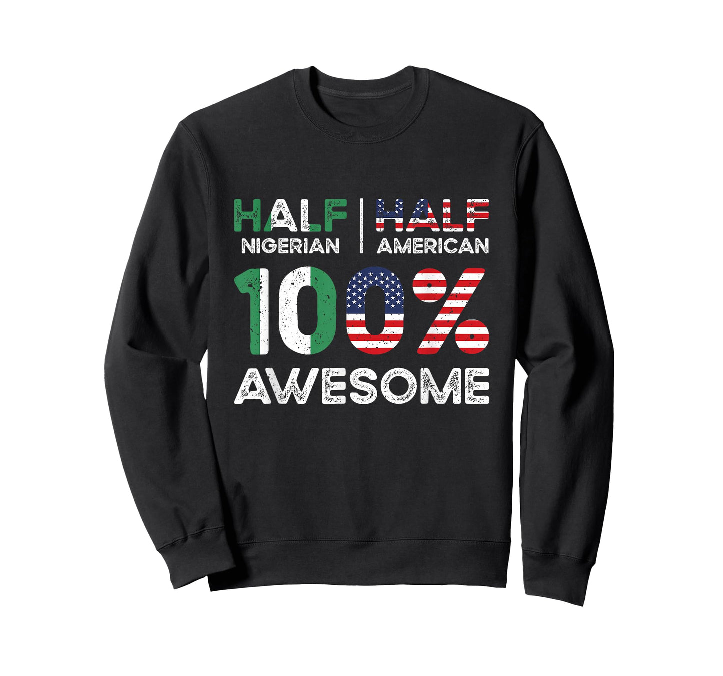 Nigerian American Patriot USA Grown Nigeria US Flag T-Shirt