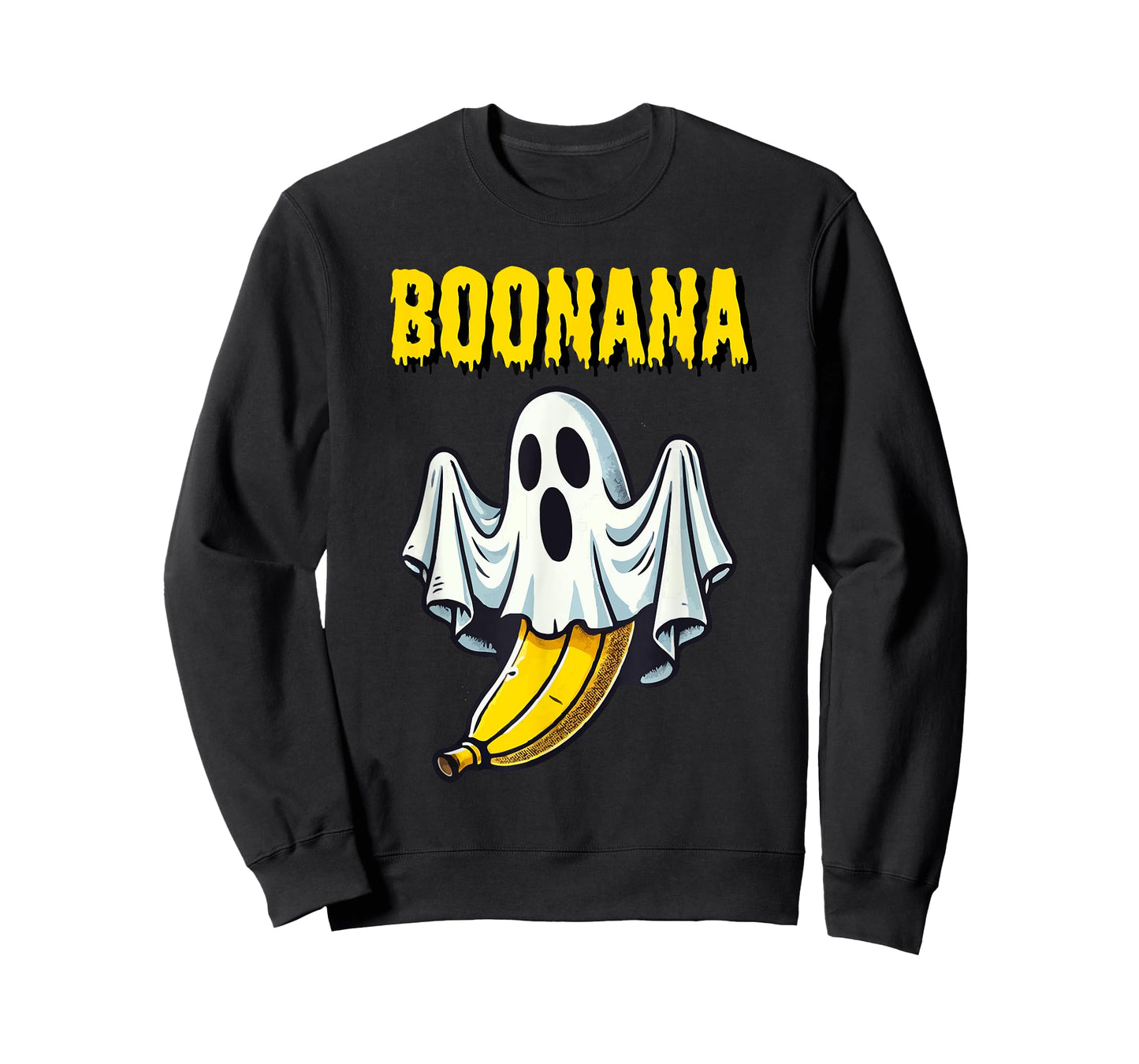 Funny Ghost Boo Banana Boonana Halloween Spooky Costume Tee T-Shirt