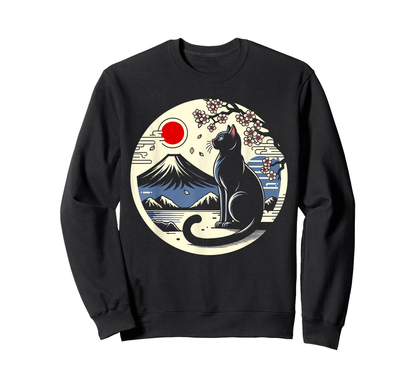 Kawaii Cat Anime Japanese Retro Men Women Kids Funny Cat T-Shirt